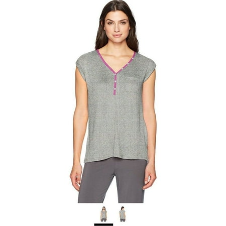 

Karen Neuburger Womens Short Sleeve T-Shirt Pajama Top PJ Choose Sz/Color: Heather XL