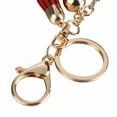 thumbnail image 6 of Ludlz Romantic Dazzling Rhinestone Love Heart Charm Pendant Fringe Keychain Keyring, 6 of 7
