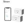 thumbnail image 1 of SONOFF Smart Plug Works with Alexa Google Home Voice Control , with Energy Monitoring WiFi Mini Smart Outlet S31 2 Packs, 1 of 9