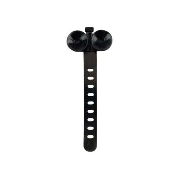 Strong Suction Cup Tie for Aquarium Equipment – Silicone Cable Organizer for Heaters, Filters, Pumps, and Wires, Easy Install, Removable, Safe for Fish & Plants, for Small & Large Fish Tanks, Black