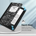thumbnail image 5 of Fintie Case for 6" Kindle 11th Generation 2024/2022 Release - Book Style Folio Shockproof Cover with Auto Sleep/Wake, Composition Book, 5 of 7