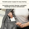 thumbnail image 2 of Heated Blanket Battery Operated, Cordless Wearable Heated Blanket Shawls with Power Bank, Outdoor Portable Electric Blanket USB Heating Throw with 3 Heating Levels(Grey), 2 of 5