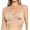 Beige, variant on Women's Rhonda Shear 672P Ahh Pin-Up Lace Leisure Bra with Removable Pads (White 1X)