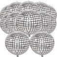 thumbnail image 2 of Globos de discoteca grandes ShuxiuWang 22 pulgadas Láser plateados 4D, 2 of 5