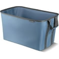 thumbnail image 3 of CleverMade Collapsible Laundry Tote Foldable Carry Basket 2 Pack, Black Gray, 3 of 10