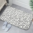thumbnail image 1 of EGNMCR Outdoor Rug Thick Striped Memory Foam Bath Rugs, Soft Absorbent Velvet Bathroom Mats, Dots On Underside, Machine Washable Bathmat, Carpet Rug Room Décor For Shower Floor bathroom mats, 1 of 8