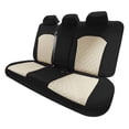 thumbnail image 1 of For 2019-2024 Kia Forte FH Group Neoprene Custom Fit Waterproof Car Seat Covers - Rear Set Beige, 1 of 7