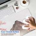 thumbnail image 4 of Elevate Your Game with Watercolor Cherry Blossom Large Gaming Mouse Pad: 31.5x11.8 Inch Desk Mat with Non-Slip Base & Stitched Edges, Perfect for Home Office Desk Setup!, 4 of 7
