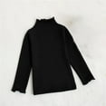 thumbnail image 4 of KAUOD Girls Crew Neck Long Sleeve Shirt Plain Stretchy Thermal Tops Clothes Kids Toddler Cotton Slim Pullover Sweater Clothes, 4 of 4