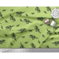 thumbnail image 3 of Soimoi Green Rayon Fabric Trolley Garden Accessories Print Sewing Fabric Yard 42 Inch Wide, 3 of 3