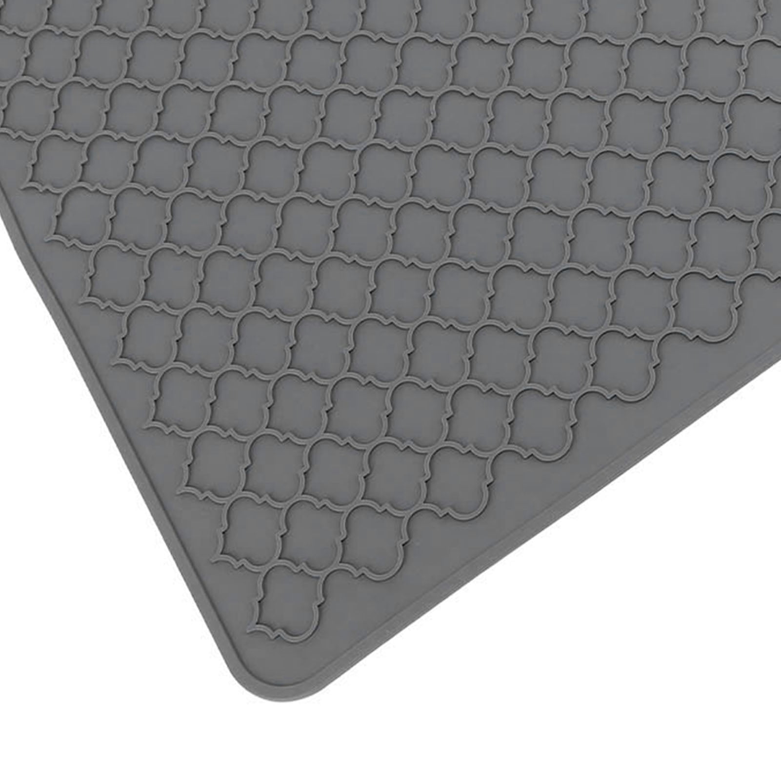 Nieyigj 27.8x19.9in / 70.5x50.5cm Silicone Stove Top Cover for Electric Range, Heat Resistant Dish Drying Mat for Kitchen Counter, Gray Cooktop Protector