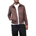 thumbnail image 4 of X RAY Jeans Mens Faux Suede Jacket, Dark Brown, 2XL, 4 of 8