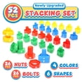thumbnail image 2 of Juego de emparejar alfabetos SMALL FISH con 52 piezas, 2 of 7