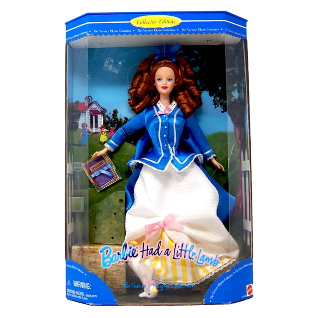 Muñeca Barbie Had a Little Lamb 1998 Mattel F14 con vestido de Pascua