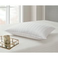 thumbnail image 3 of 350 TC Damask Stripe Cotton Cover White Down Pillow King White, 3 of 4