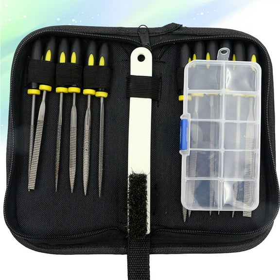 WHAMVOX 15 PCS/Set Woodworking File Hardwood Carving Tools Polished