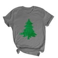 thumbnail image 2 of Njagoc3 Womens Classic Christmas Tree Tee - Essential Holiday Top for Family Gatherings, 2 of 6