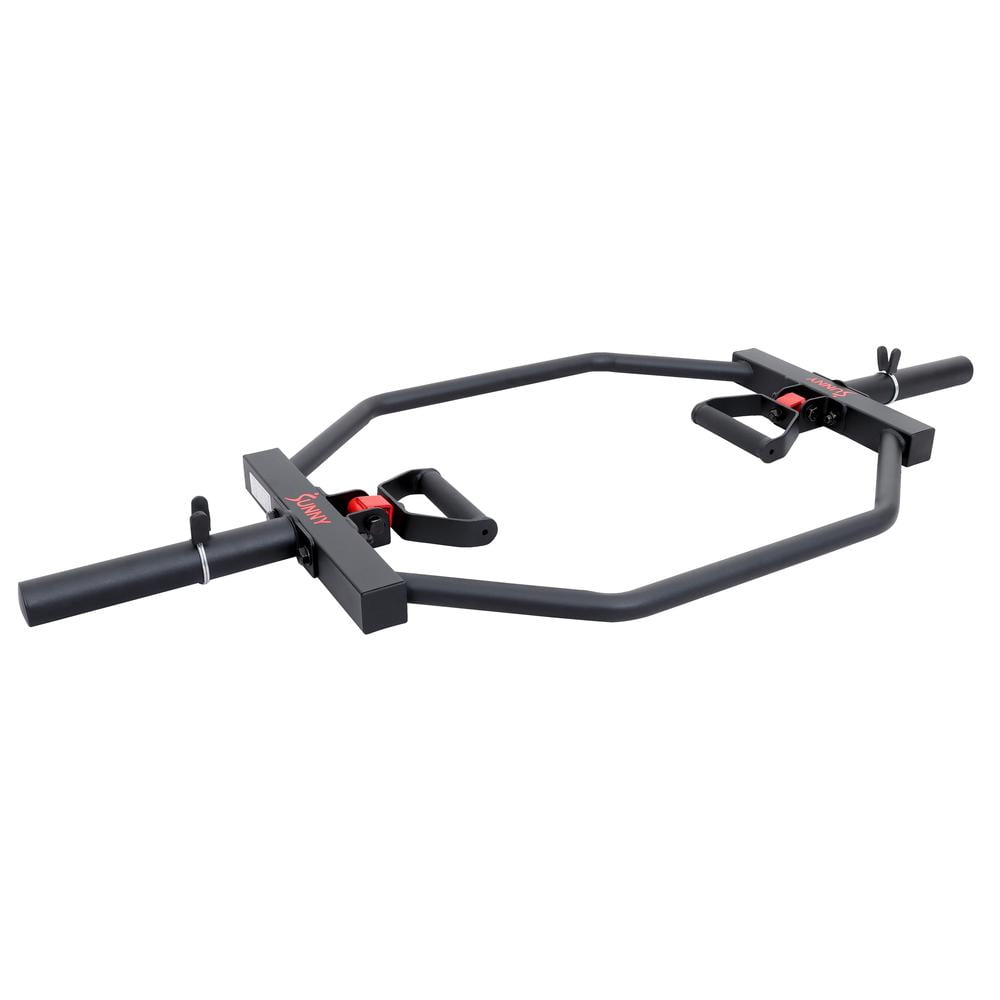 Sunny Health & Fitness Olympic Barbell Hex Weight Trap Bar with Free SunnyFit® App OB-TRAP