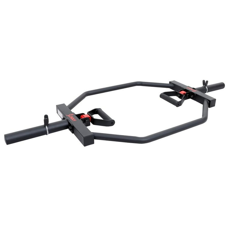 Sunny Health Fitness Olympic Barbell Hex Weight Trap Bar with