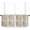 Biscotti Beige Forest Green, variant on Grey Christmas Tier Curtains 24 Inches Long, Seasonal Winter Holiday Xmas Snowflake Rod Pocket Window Curtains Panels for Bedroom/Bathroom/Nursery, Small Short Half Curtains Drapes for Cafe 27.5"x24"