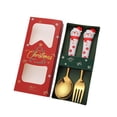 thumbnail image 2 of Juego de tenedores y cucharas navideñas Perfecl de Acero inoxidable 2E, 2 of 8