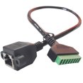 thumbnail image 1 of nipocaio Nouveau RJ45 Tour 8pin terminal Sans Soudure RJ45 avec Oreilles Câble Maille Rallonge Connecteur de Câble Maille Femelle, 1 of 5