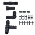 thumbnail image 1 of AMONIDA 24Pcs/Set Drip Irrigation Fitting Kit 1/2 Tubing Barbed Connectors For Garden Greenhouse,Irrigation Fitting,Irrigation Accessory, 1 of 8