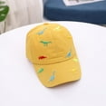 thumbnail image 4 of Toddler Boys Girls Baseball Cap Dinosaur Pattern Comfortable Breathable Little Hat, Suitable Ages 1-4, 4 of 6