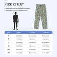 thumbnail image 4 of Fotbe Retro Hippie Groovy Mushroom Pantalones de Pijama para Hombre, Pantalones de Dormir, Pantalones de Casa con Cintura Ajustable y Bolsillos-XX-Large, 4 of 6
