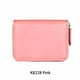 thumbnail image 2 of Monedero Corto Qarigey Billetera Cremallera Bloqueo Rosa Gran Capacidad, 2 of 6