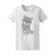 thumbnail image 1 of Playera Para Mujer - Gato Con Mandala Smartprints T-shirt, 1 of 2