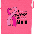 thumbnail image 4 of Inktastic Breast Cancer Awareness I Support My Mom with Pink Ribbon Boys or Girls Baby Bodysuit, 4 of 5