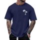 thumbnail image 1 of Tops para hombre, blusas y camisas de manga corta con cuello redondo para hombre, camisetas casuales con estampado de moda para hombre, blusa de manga corta, blusa de poliéster para hombre., 1 of 5
