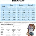 thumbnail image 3 of Icvfdpl Women'S T Shirts Breathable Fast Dry Fashion Spring Summer Printed V Neck Short Sleeve Button Casual Tee Shirt Top Suitable For Daily Wear In Most Occasions, 3 of 6