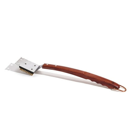 Outset Rosewood Grill Brush with Replaceable Bristles