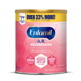 Enfamil A R Dha Choline Powder Baby Formula 12 9 Oz Can Walmart Com Walmart Com