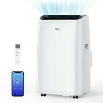 DuraComfort Portable Air Conditioners 12000BTU, Smart WiFi Portable AC for Room ups to 350 sq.ft, Dehumidifier, Fan,