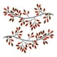 thumbnail image 1 of ShinYu Metal Leaf Wall Art Decor, Olive Tree Branch Hanging Decoration Set Of 2, 30X16Cm Iron Wall Sculpture For Home & Office, 1 of 1