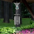 thumbnail image 6 of Perfect Memorials Whispers from Heaven Teal Wind Chime, 6 of 7