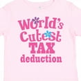 thumbnail image 4 of Inktastic Tax Deduction Worlds Cutest Girls Girls Toddler T-Shirt, 4 of 5