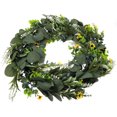 thumbnail image 4 of Corona de eucalipto artificial para puerta de entrada, corona de puerta de primavera, corona de eucalipto de verano para boda, 4 of 8