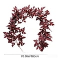thumbnail image 3 of Danhjin Artificial Fall Leaves Garland for Thanksgiving Decor，Autumn Vines Maple Leaf Garlands for Mantle Fall Decoration for Home Autumn Indoor Outdoor Seasonal Home Decor 11.8FT（2PCS*5.9FT）, 3 of 5