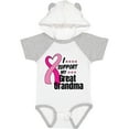 thumbnail image 3 of Inktastic Breast Cancer Awareness I Support My Great Grandma Boys or Girls Baby Bodysuit, 3 of 5