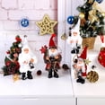thumbnail image 2 of Christmas Santa Claus Figure Ornament-Standing Plush Santa Claus with Kerosene Lamp and Xmas Gift Bag-Santa Claus Doll Ornament for Home Decor Christmas Holiday Atmosphere Decorations, 2 of 8