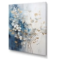 thumbnail image 2 of Designart "Flourishing Wonders Of Beige And Gold Flora II" Plants Wall Art Living Room, 2 of 7