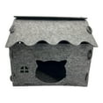 thumbnail image 3 of Casa nido para gatos, cama cueva , autocalentable, acogedora, refugio tipo condominio, escondite para gatos, cama cúbica para caniche,, 3 of 8