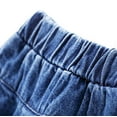 thumbnail image 7 of Toddler Girls Skirts Spring Summer Minimalist Denim Short Skirt Children Girls Everyday Play Comfortable Elastic Skirts，18 -24 Months, 7 of 7