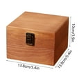 thumbnail image 2 of Wooden Storage Box with Flipping Cover, Sturdy Natural Wood, Multi-Size Set for Home, Office Organization, Decorative, Practical Storage Solution, 2 of 6