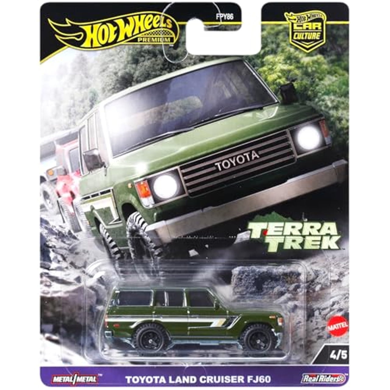 Hot Wheels Terra Trek Off‑Road 1:64 Scale Die‑Cast Set of 5 FPY86-961C