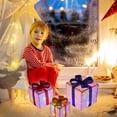 thumbnail image 5 of XGFHYJEH Christmas Gift Boxes Outdoor Decor, Christmas Gift Boxes Tree Decorations, Set of 3 Christmas Lighted Present Boxes, Light up Present Boxes Decoration Outside, 5 of 5